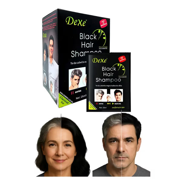 Shampoo Cubre Canas Instantáneo Dexe (10 Sobres).